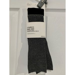 Forever 21 Knee High Stockings (2 pairs)